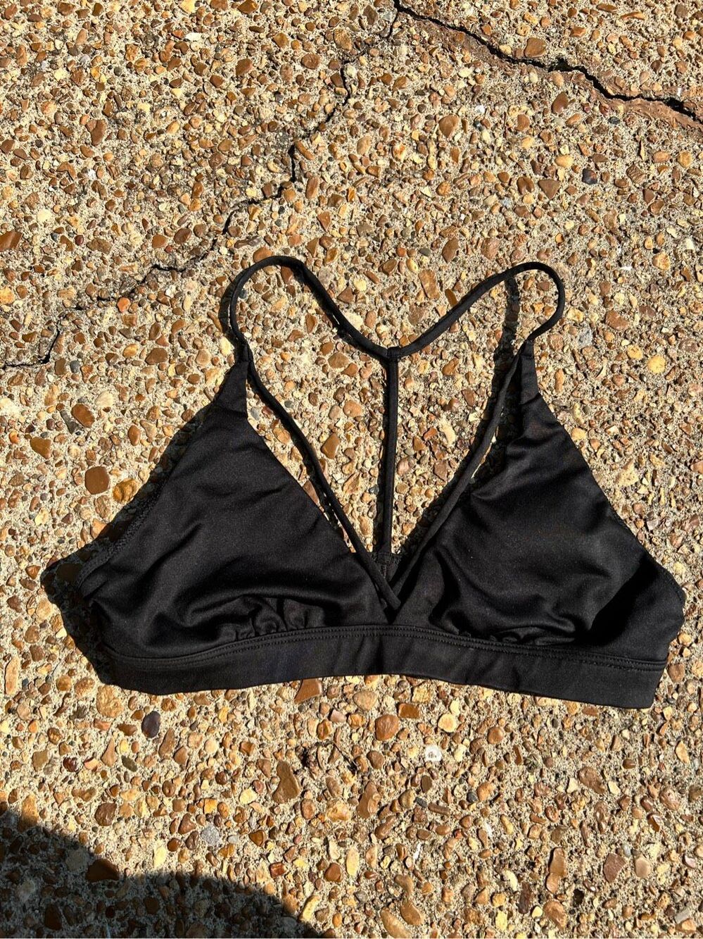 Victoria’s Secret Strappy Workout Sports Bra Black Low Impact XS